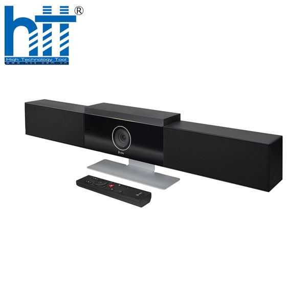 Poly Studio USB 842D4AA: Góc nhìn 120°, mic 6-chùm, âm thanh tiêu chuẩn doanh nghiệp.