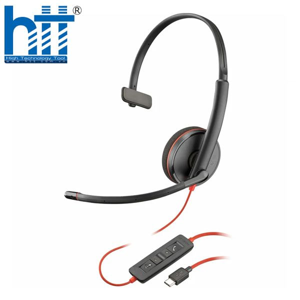 Trải nghiệm âm thanh HD với tai nghe Poly Blackwire 3210 USB-C