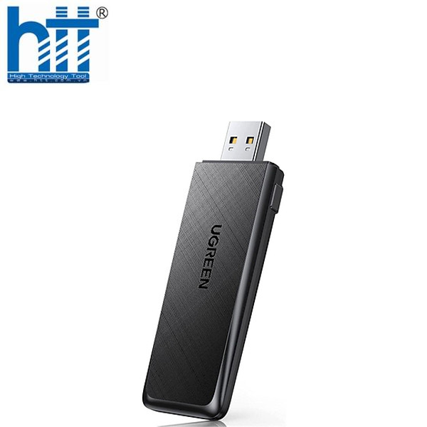 Ugreen 50340 AC1300 2.4GHz 400Mbps / 5GHz 900Mbps Màu Đen USB 3.0 Ugreen 50340 AC1300 2.4GHz 400Mbps / 5GHz 900Mbps Màu Đen USB 3.0