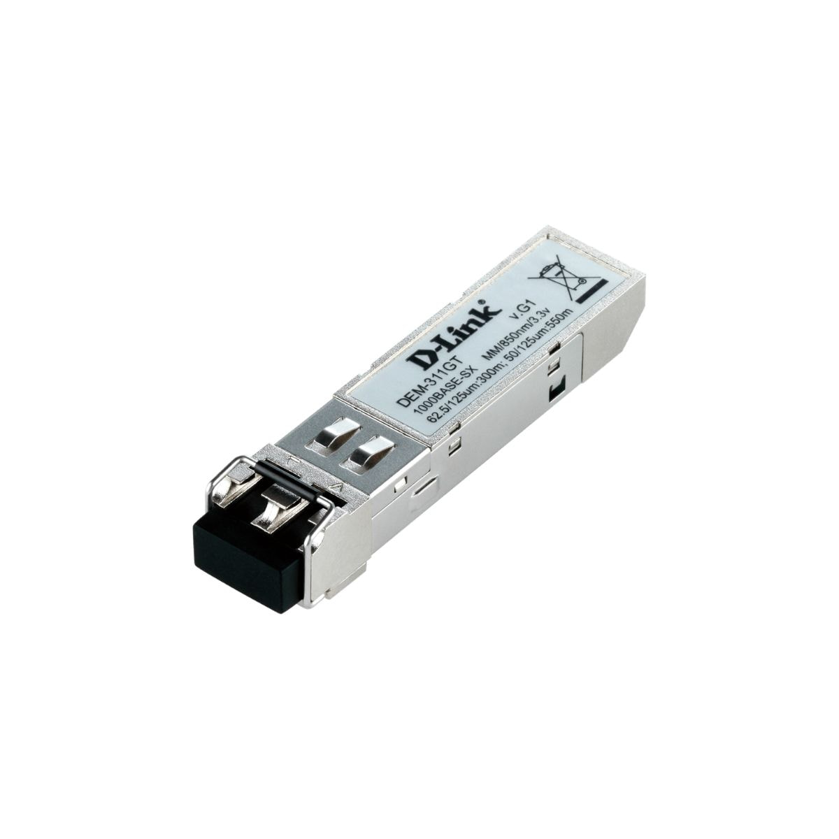 Kết nối ổn định đến 550m với SFP 1000Base-SX DEM-311GT.