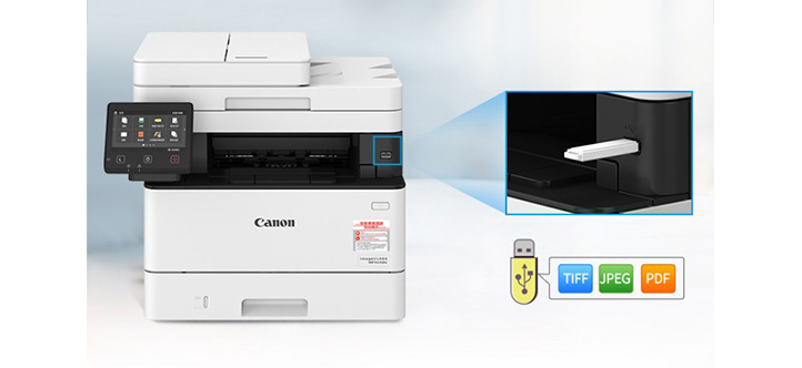 Máy in laser đen trắng Canon Đa chức năng MF445DW (NK) (Copy - In - Scan - Duplex - ADF- Fax - Wifi).