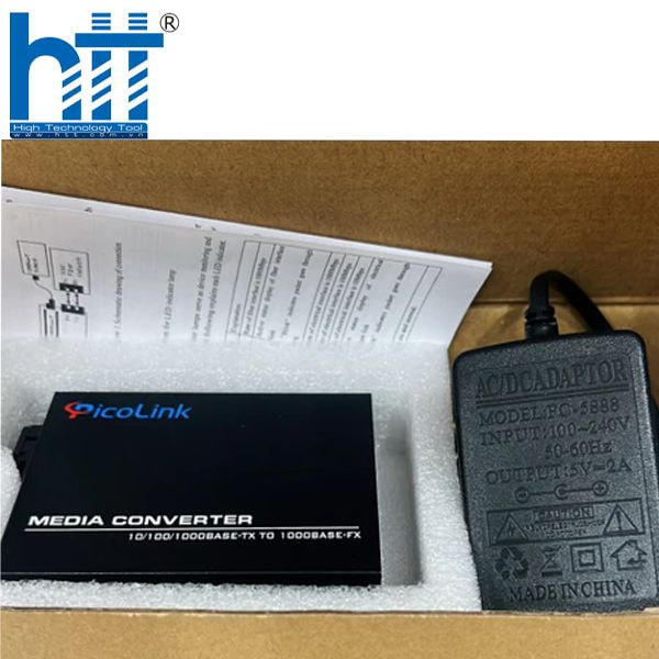 Bộ chuyển đổi converter quang điện PicoLink 2 sợi 10/100/1000M