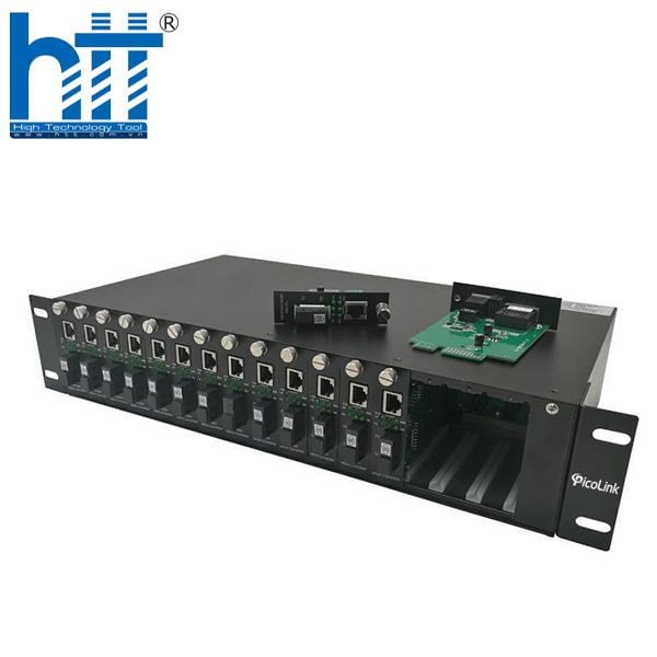 Hợp Thành Thịnh - Bộ nguồn tập trung converter quang 14 khe cắm chính hãng PicoLink