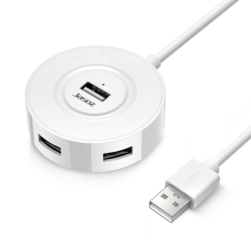 HUB USB-A ra 4 cổng USB2.0 màu trắng 
