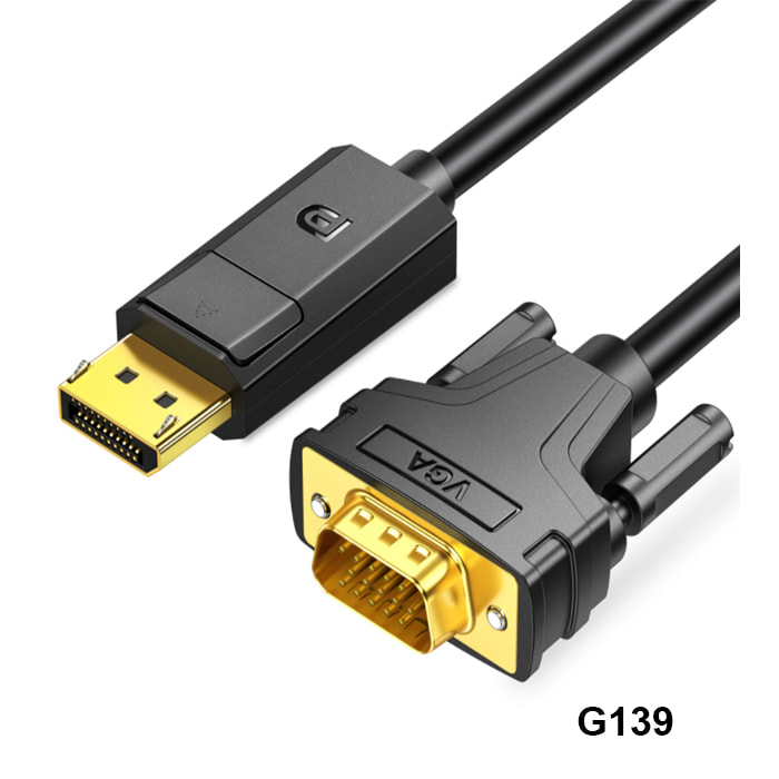 G139 Cáp chuyển DisplayPort sang VGA có Chip 1-8m T-G159