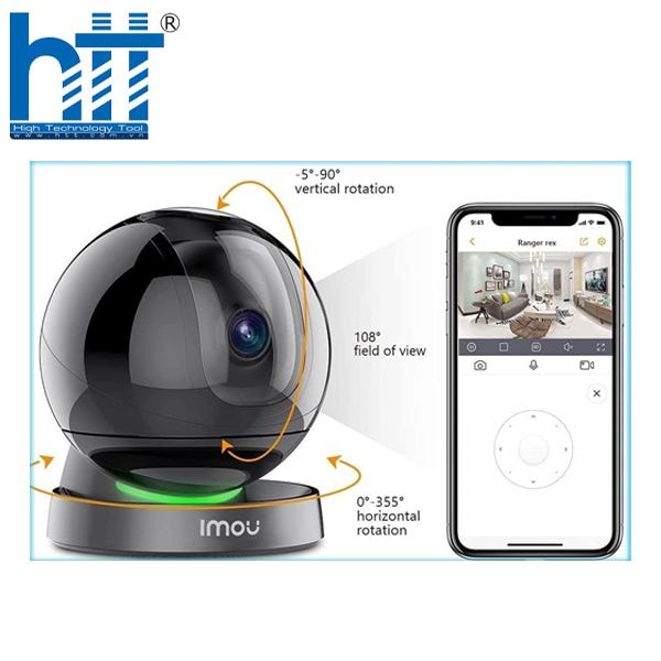 IMOU REX 2MPX xoay 360° quan sát toàn diện