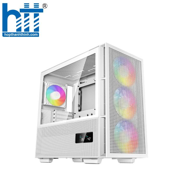 Hợp Thành Thịnh - Case Deepcool CH560 DIGITAL WH Mid-tower ATX ARGB - White