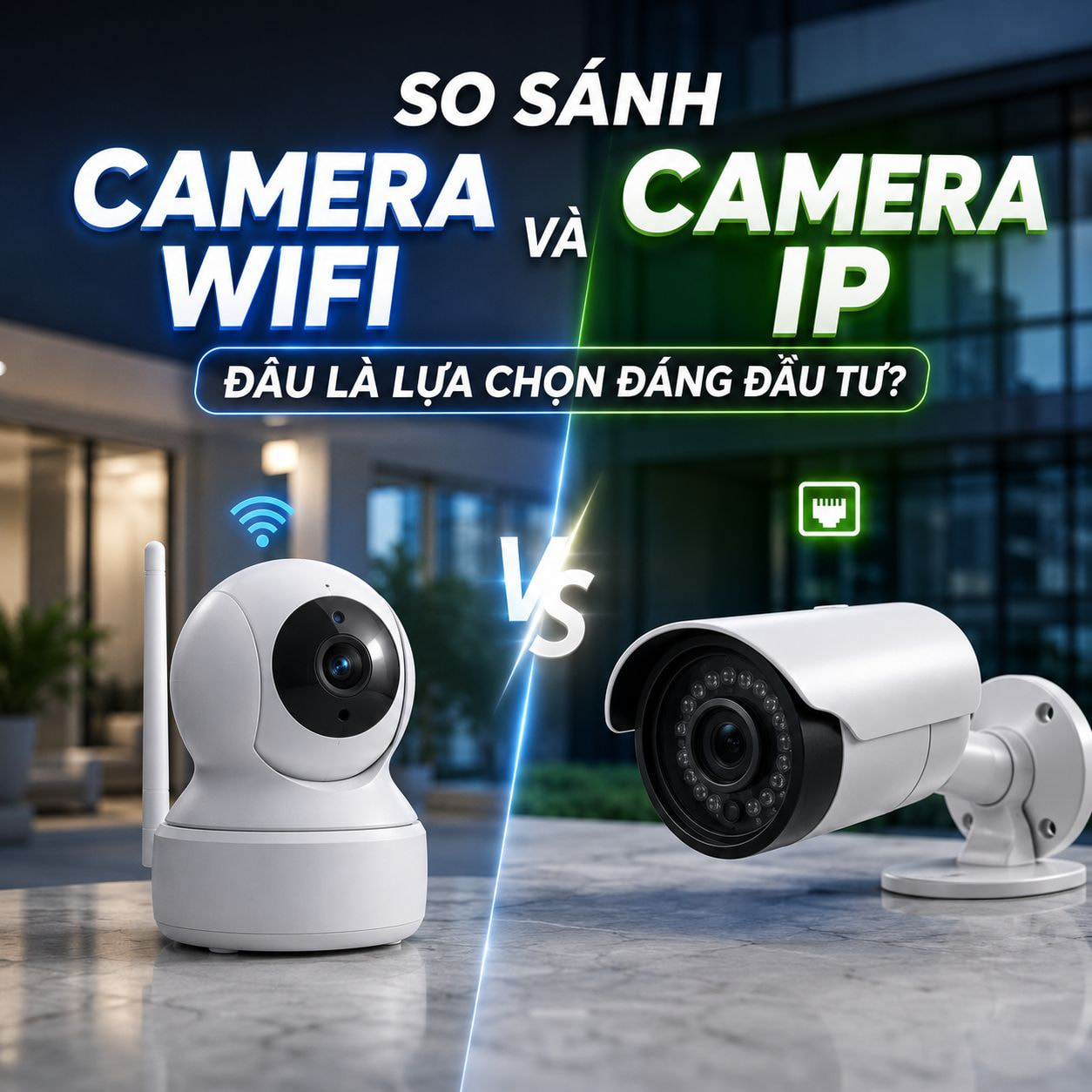 So sánh camera Wifi và camera IP: Đâu là lựa chọn đáng đầu tư? - Hợp Thành Thịnh