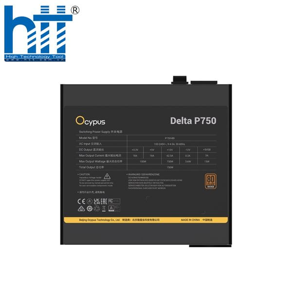 Nguồn Ocypus Delta P750 – sức mạnh ổn định cho mọi cấu hình.