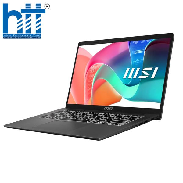 MSI Modern 14 F13MG-240VNCP – mở máy trình diễn bàn phím back-lit