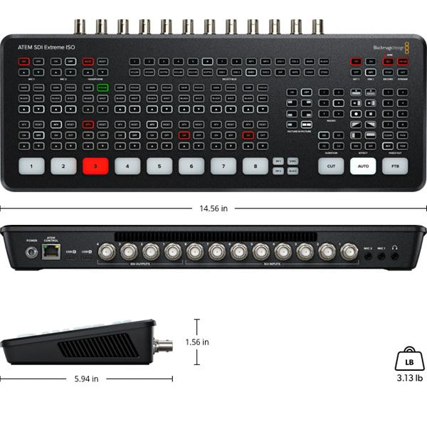 Livestream broadcast ổn định cùng ATEM SDI Extreme ISO từ Blackmagic Design.