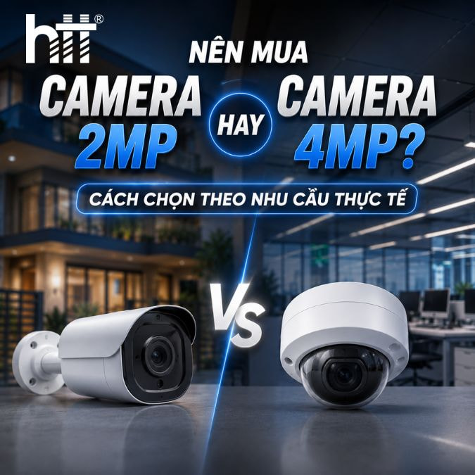 Nên mua camera 2MP hay 4MP - Hợp Thành Thịnh
