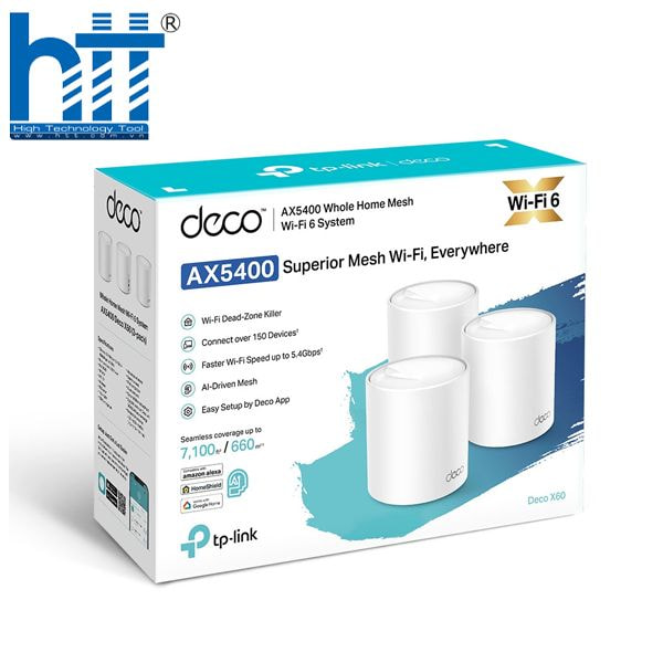 Tăng tốc Wi-Fi 6 với Deco X60