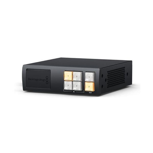 Tối ưu hệ thống SDI với Blackmagic Videohub Mini 4x2 12G chuẩn 12G-SDI Ultra HD.