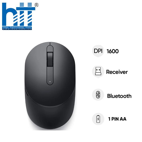 Hợp Thành Thịnh - Chuột văn phòng không dây Dell MS3320W Black