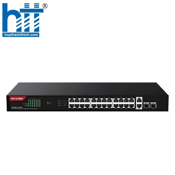 24 cổng PoE+ công suất 410W, dễ dàng cấp nguồn cho nhiều thiết bị.