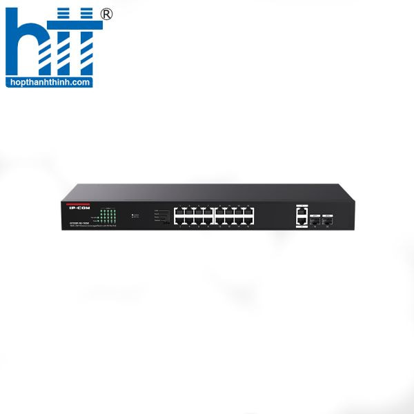 Switch 16 port IP-COM G1120P-16-250W – giải pháp cấp nguồn PoE mạnh mẽ.