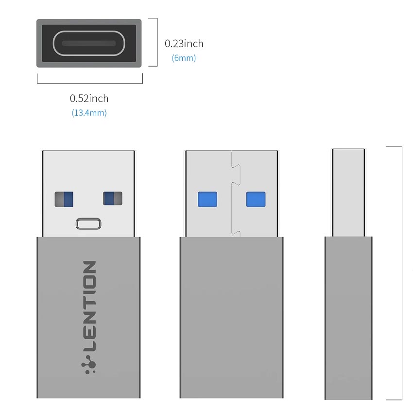 Đầu chuyển đổi từ USB 3.0 sang Type C3