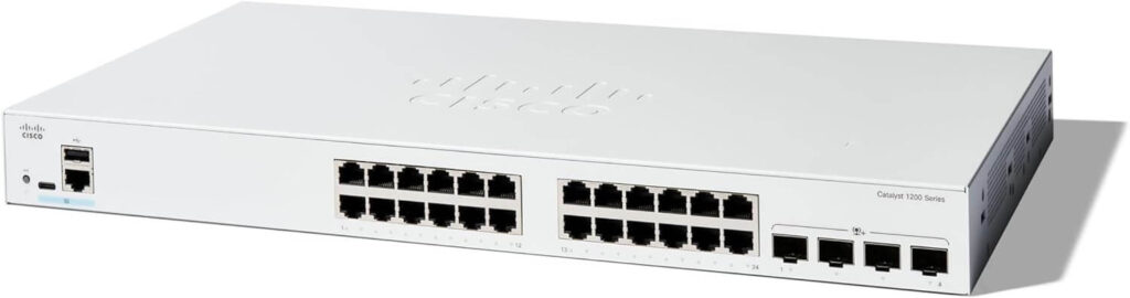 Switch Cisco Catalyst C1200-24T-4X 24 cổng 10/100/1000 với 4 uplink SFP+ 10GE