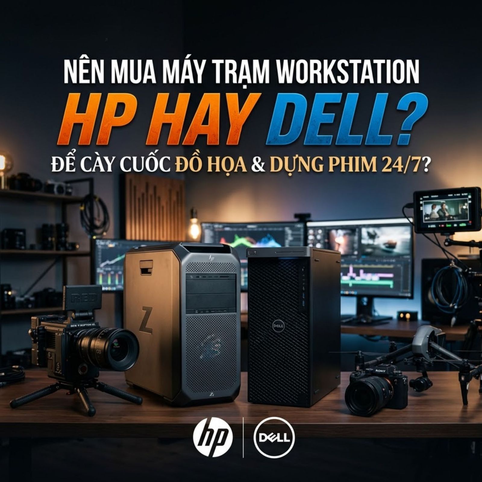 Trạm workstation HP hay DELL - Hợp Thành Thịnh