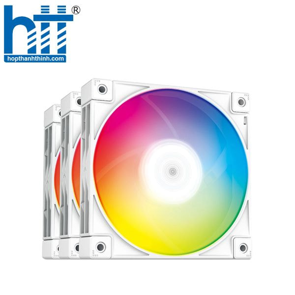 Hợp Thành Thịnh Fan Case Deepcool FC120 WHITE (3 in 1) ARGB - White
