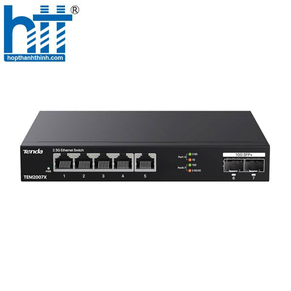 Switch Tenda 5 port 2.5GE TEM2007X – lựa chọn tối ưu