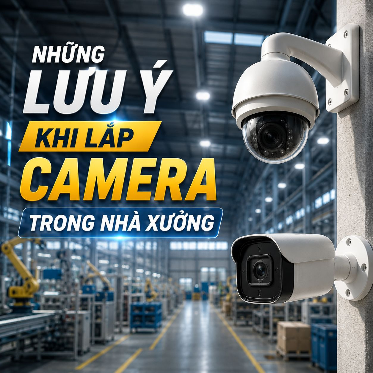 Những lưu ý khi lắp trong nhà xưởng - Hợp Thành Thịnh