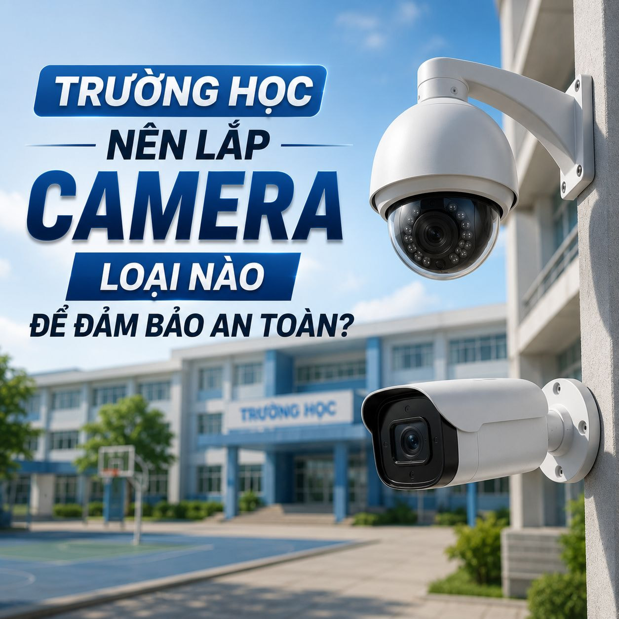Trường học nên lắp camera loại nào để đảm bảo an toàn? - Hợp Thành Thịnh