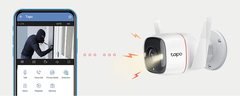 Camera IP Wifi TP-Link Tapo C320WS 4MP 2K ngoài trời