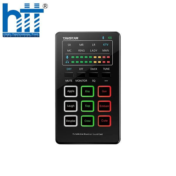 Sound card Takstar MX1 Mini hỗ trợ autotune chuyên nghiệp