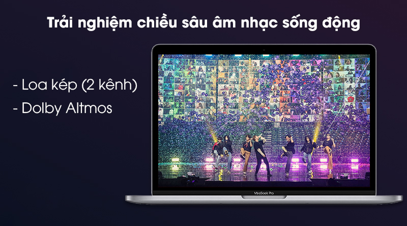 Laptop Apple Macbook Pro 2020 M1/16GB/512GB (Z11C) - Âm thanh