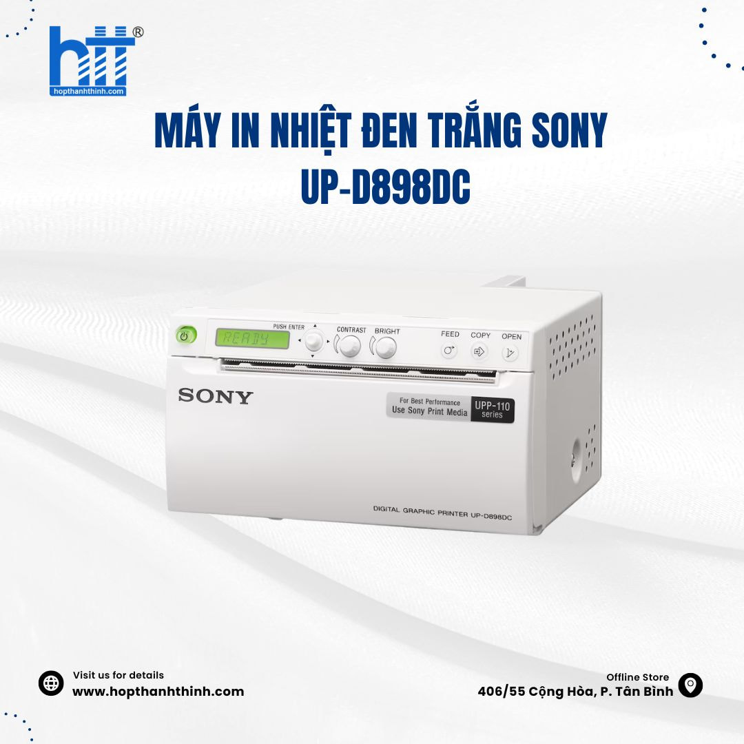 Sony UP-D898DC – máy in nhiệt y tế khổ A6 phổ biến