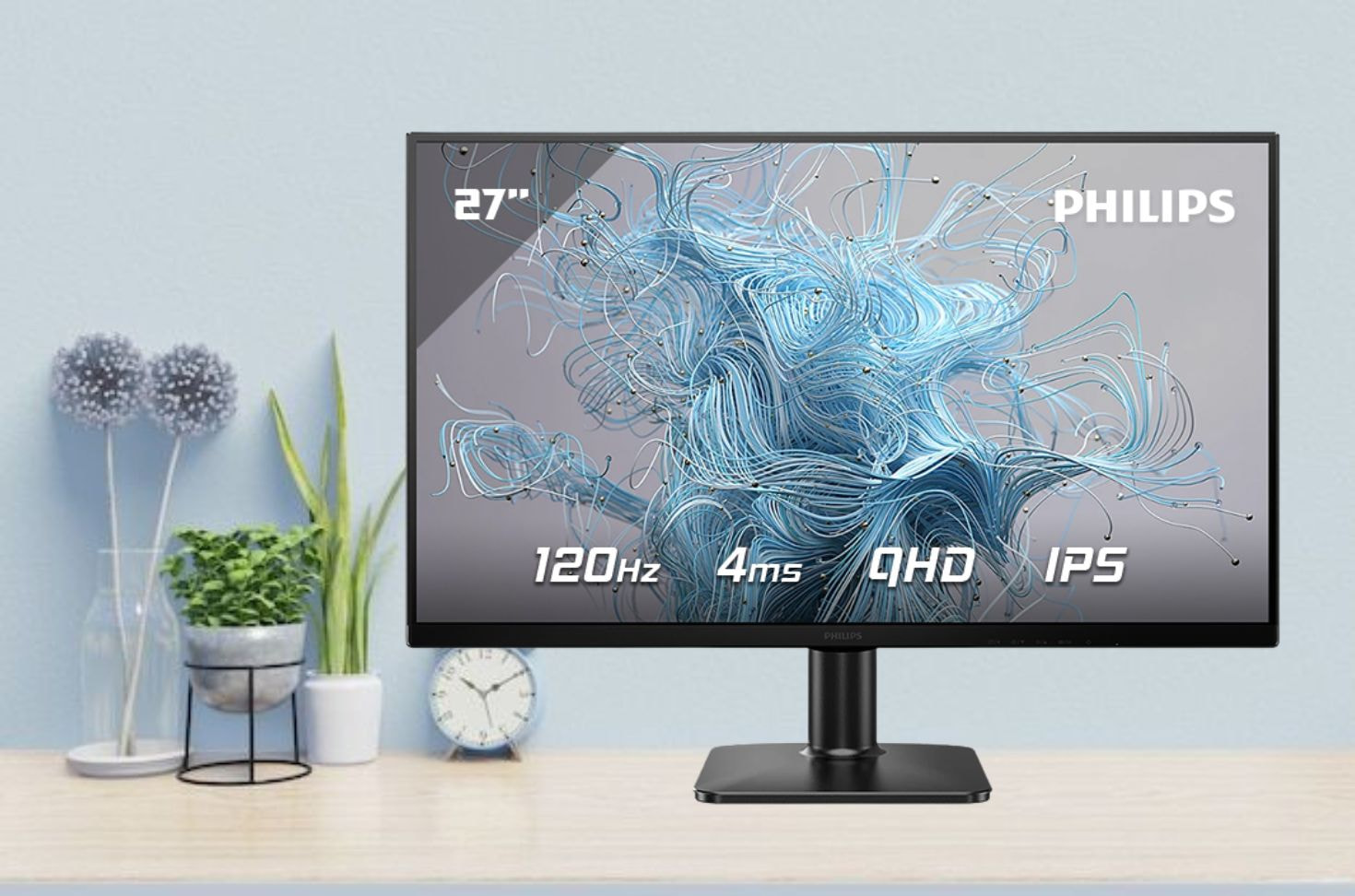 Philips LCD – Bảo vệ mắt, linh hoạt, màn hình đa năng cho công sở.