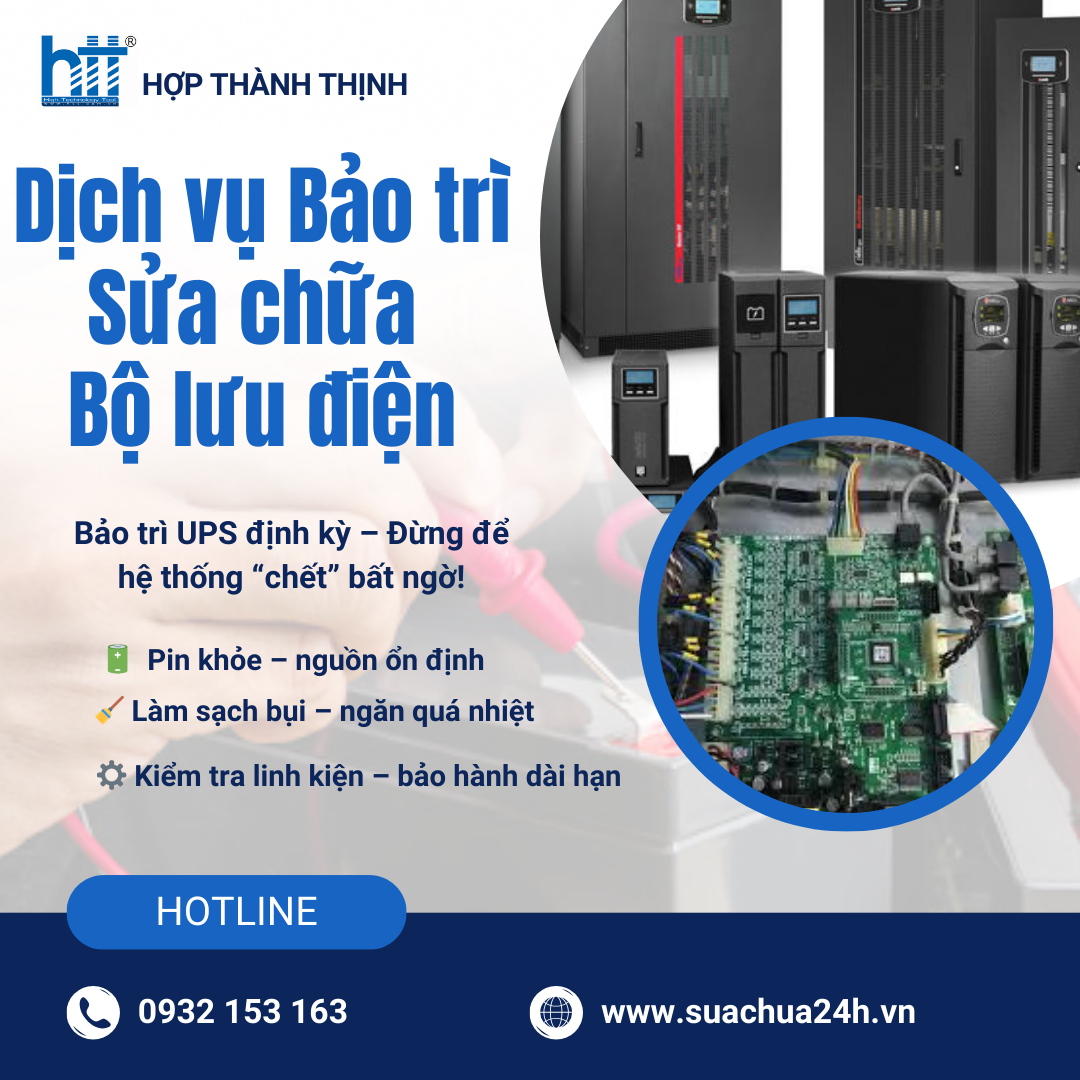 Trung tâm phân phối & sửa chữa UPS hàng đầu – Hợp Thành Thịnh