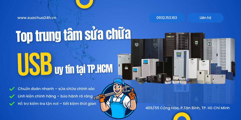 Các trung tâm sửa chữa UPS uy tín tại TP.HCM năm 2025, dịch vụ chuyên nghiệp, nhanh chóng