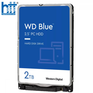 Ổ CỨNG HDD LAPTOP WD 2TB BLUE 2.5 INCH, 5400RPM, SATA, 128MB CACHE (WD20SPZX)