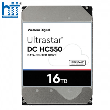 Ổ CỨNG HDD WD ENTERPRISE ULTRASTAR DC HC550 16TB/3.5INCH/7200RPM/SATA/512MB - WUH721816ALE6L4