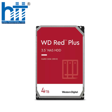 Ổ CỨNG HDD WD 4TB RED PLUS 3.5 INCH, 5400RPM, SATA, 256MB CACHE (WD40EFPX)