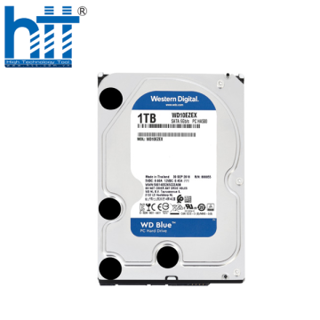 Ổ CỨNG HDD WD 1TB BLUE 3.5 INCH, 7200RPM, SATA, 64MB CACHE (WD10EZEX)