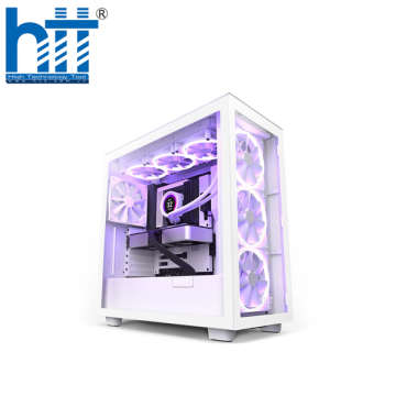 Vỏ máy tính NZXT H7 Elite White (3 fan ARGB)