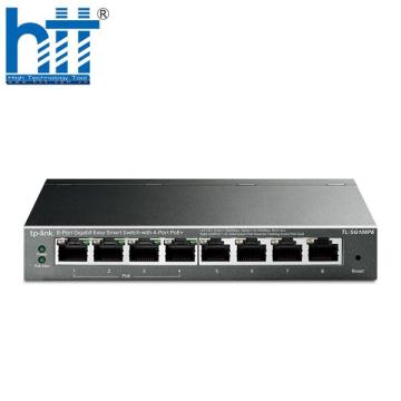 Switch TP-Link TL-SG108PE (Gigabit (1000Mbps) 8 Cổng| Smart Switch|4 cổng PoE| Vỏ Thép)