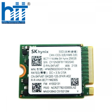 Ổ CỨNG SK HYNIX SSD BC711 M.2 256GB NVME GEN3X4 2230