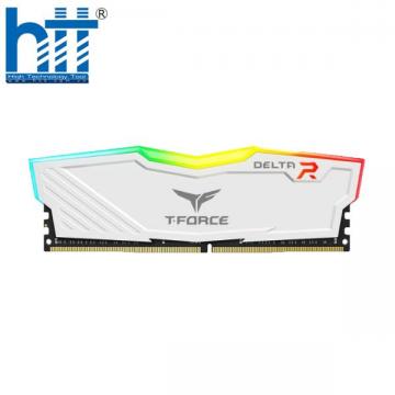 RAM PC TeamGroup T-Force Delta White RGB 8GB DDR4 3600MHz