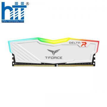 Ram Desktop TeamGroup T-Force Delta White RGB 16GB DDR4 Bus 3600Mhz
