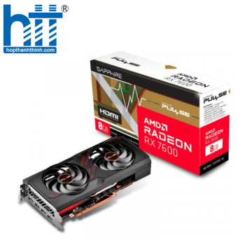 VGA Sapphire Pulse AMD Radeon RX 7600 Gaming OC 8GB GDDR6 