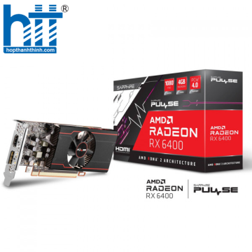 VGA SAPPHIRE PULSE Radeon RX 6400 GAMING 4GB GDDR6