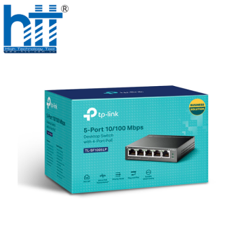 Switch TP-Link TL-SF1005LP (10/100Mbps/ 5 Cổng/ 4 cổng PoE/ Vỏ Thép)