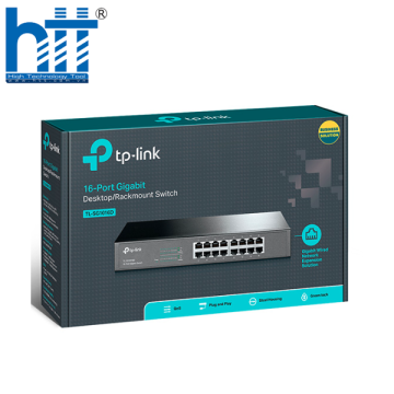 Switch TP-Link TL-SG1016D (Gigabit (1000Mbps)/ 16 Cổng/ Vỏ Thép)