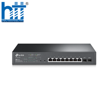 Switch TP-Link JetStream TL-SG2210MP (Gigabit (1000Mbps)/ 10 Cổng/ 2 SFP/ Smart Switch/ 8 cổng PoE/ Vỏ Thép)