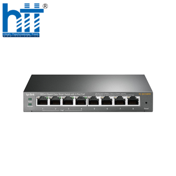 Switch TP-Link TL-SG108PE (Gigabit (1000Mbps)/ 8 Cổng/ Smart Switch/ 4 cổng PoE/ Vỏ Thép)